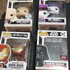 Funko Exclusive Bobblehead Vinyl Figures Daemon Targaryen, Joker, Iron Man, Dar…