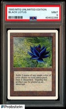 1993 Magic The Gathering MTG Unlimited Edition Black Lotus PSA 9 MINT
