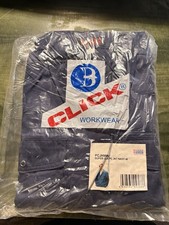 Navy Workwear Jacket – Super Click – Size 40 – Mechanics / Workshop Coat – New