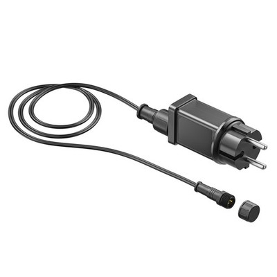 18W LED Netzteil für Stecksystem DOP Stecker 12V DC schwarz IP44