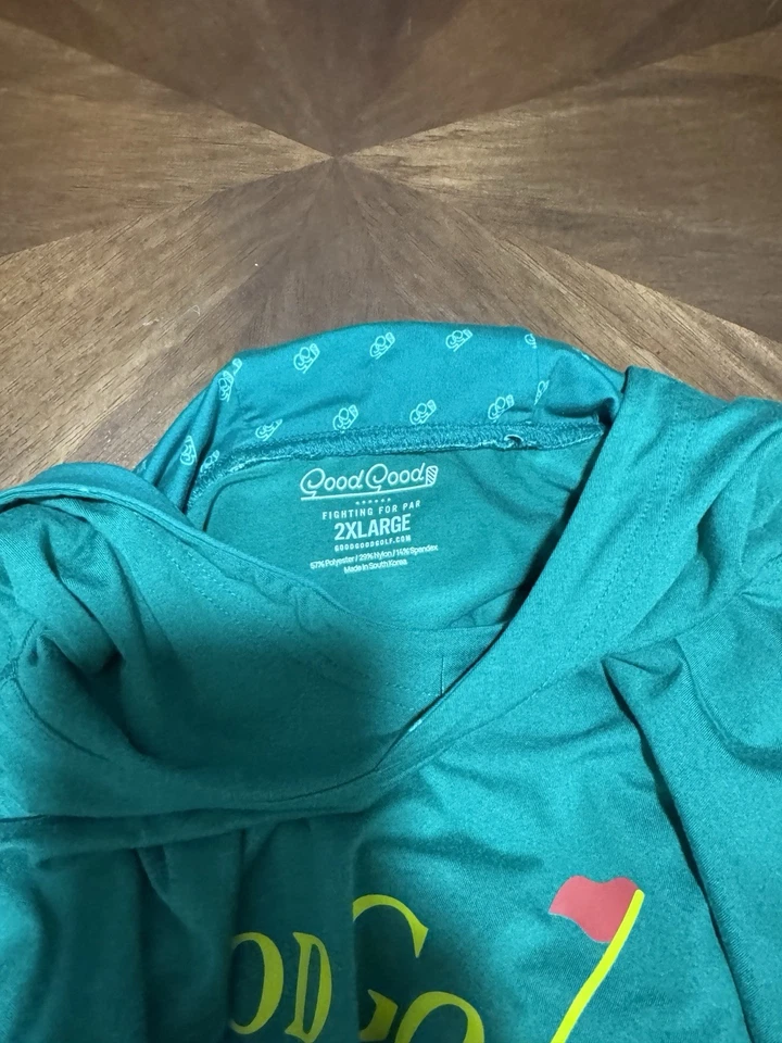 Sudadera con capucha de golf Good Good Masters Edition talla 2XL *ARTÍCULO RARO DESCONTINUADO* Foto 3 de 3