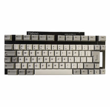 Amiga 600 TS600 Mechanical Keyboard White-Gray Keycaps Red Switches US UK DE