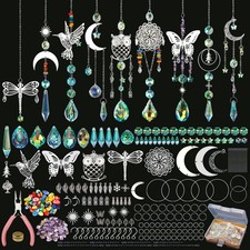 DIY Suncatcher Kit 460pcs Sun Catchers Making Supplies Art and Crafts for Adu...