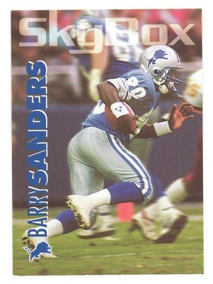 1993 SkyBox Impact NFL Football Detroit Lions Barry Sanders