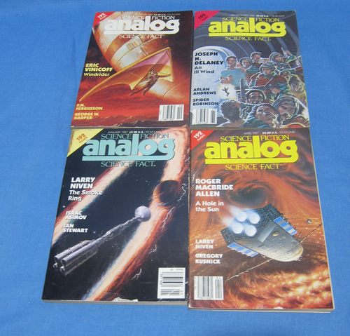 Lot Of 40 Vintage Analog Science Fiction Magazine 1986-1990 Bova Asimov Clarke - Picture 6 of 17