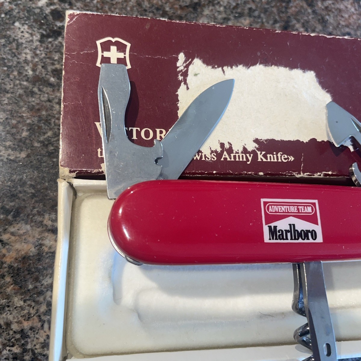VICTORINOX - ④ ビクトリノックスVICTORINOX Marlboro 非売品 Victorinox 90's Swiss Army Knife Marlboro Adventure Team Promo