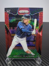 2019 Prizm Red Mojo Prizm Rookie #253 Andrew Velazquez RC #D / 299