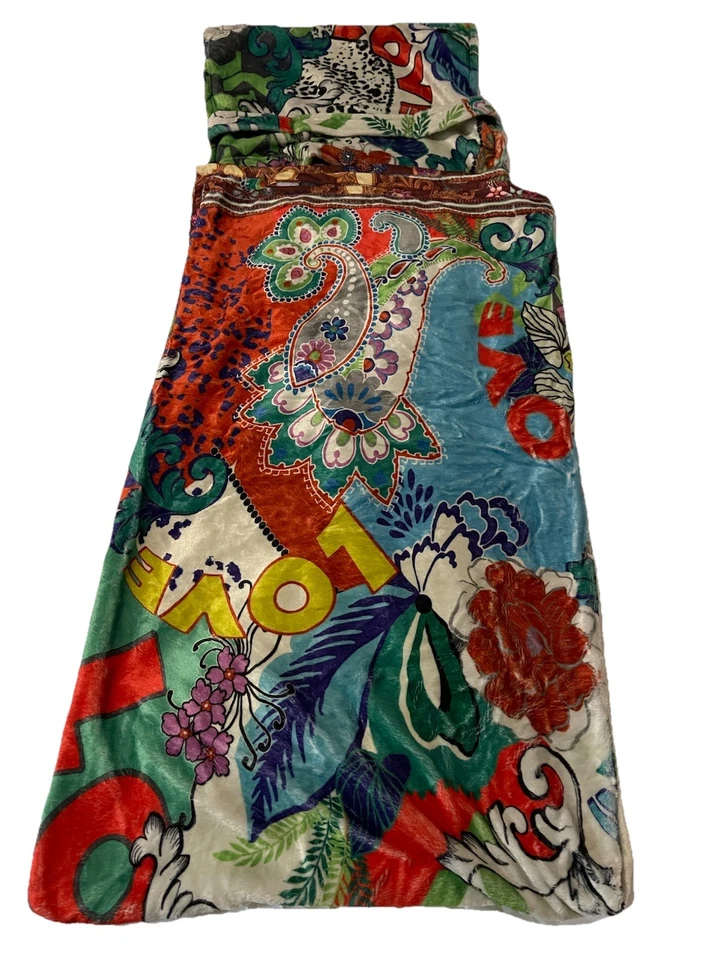 JOHNNY WAS 全新旅行毯 Love 51 英寸 X 68 英寸 — 第 4/4 张图片