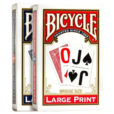 Bicycle Jumbo Karteikarten - großes Zahlendeck - ideal für Sehbehinderte