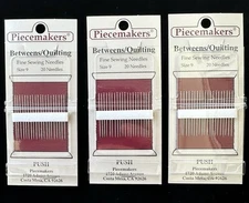 Piecemakers Betweens Needles Size 9, Lot of 3 Pkgs