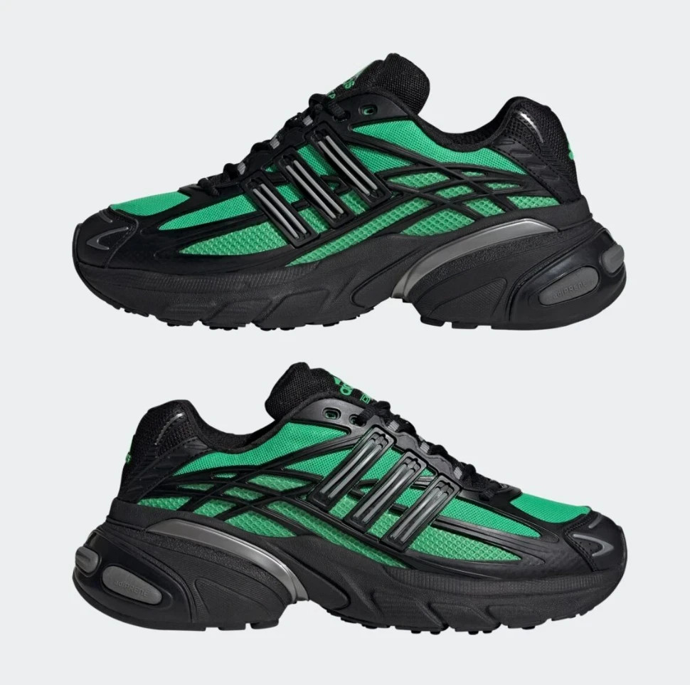 Adidas AdiStar XLG 2.0 HQ7551 Black Green Running Shoes JH5523 M9.5