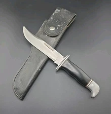 Vintage Buck 119 Fixed Blade Knife Two Line Inverted Stamp
