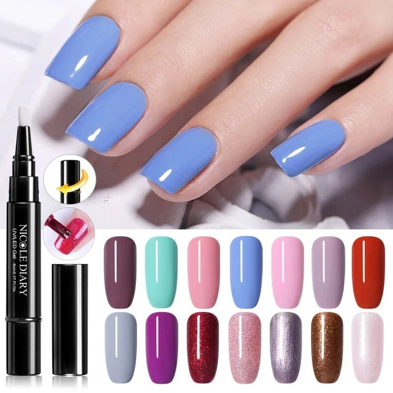 Smalto 3 in 1 - Gel - Semi Permanente - Penna Unghie 5ML  UV LED - Immagine 2 di 4