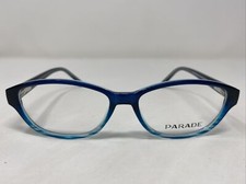Parade Eyewear 1758 BLUE FADE 54-16-139 Plastic Full Rim Eyeglasses Frame K711