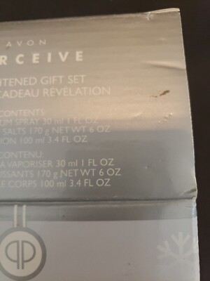 Coffret Perceive De Avon - Eau De Toilette Fresh 50 Ml - Neuf Dans Son Emballage