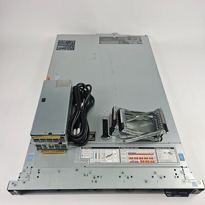 Dell PowerEdge R640 8bay (2) sinks, 8-HP fans, board,8-trays,NDC, Idrac 9,