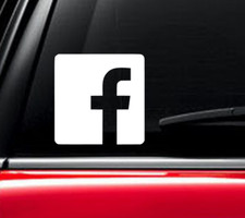FACEBOOK Decal Vinyl Car Window Sticker ANY SIZE