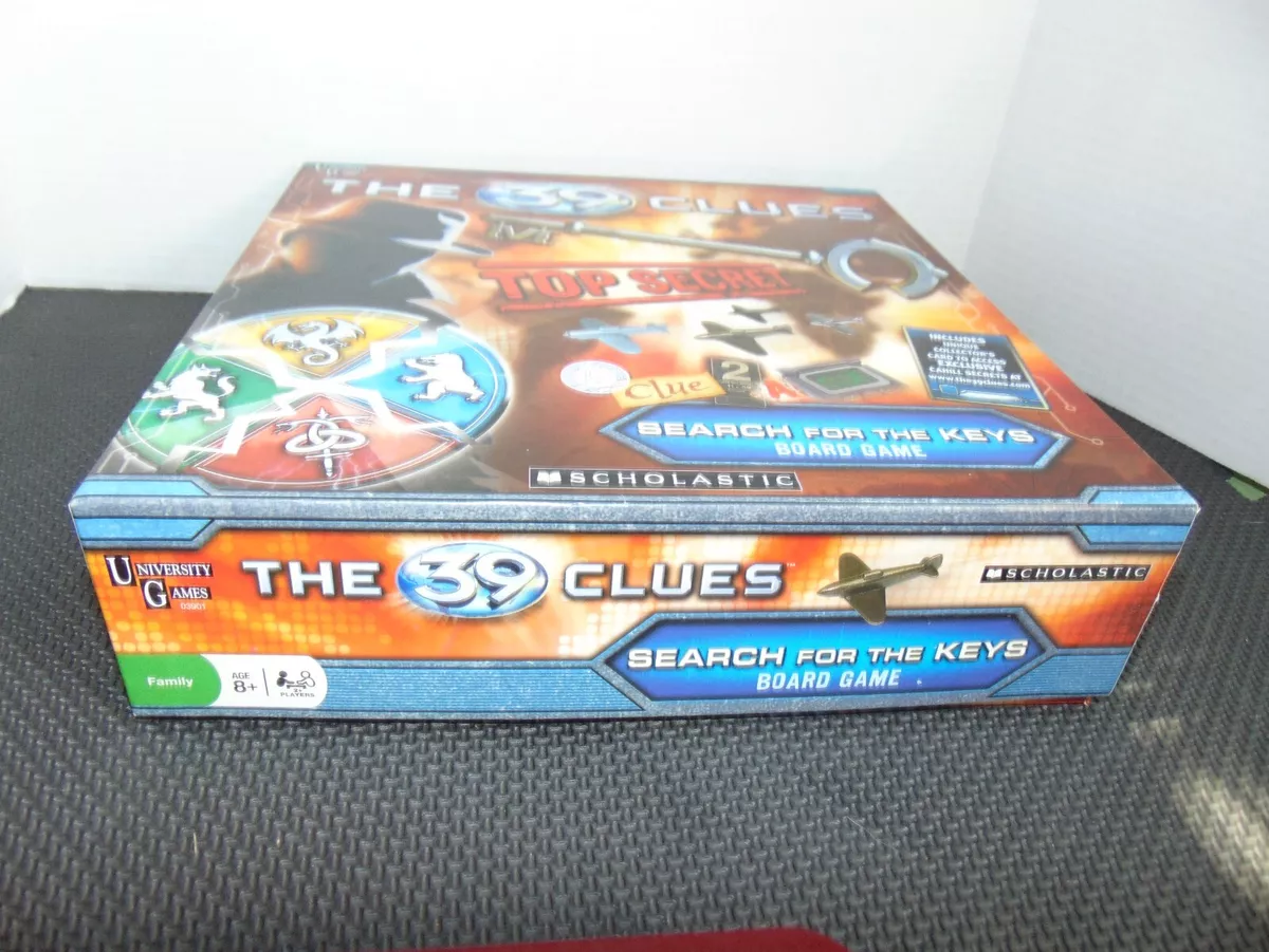 Board Game THE 39 CLUES TOP SECRET SEARCH FOR THE KEYS SCHOLASTIC