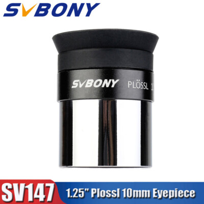 SVBONY SV147 Telescope Eyepiece 1.25 inch 10mm PL Telescope Eyepieces with Filters Thread