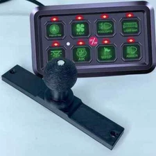 Switch Panel Mount NILIGHT 8 Gang Car Accessories Overland Offroading