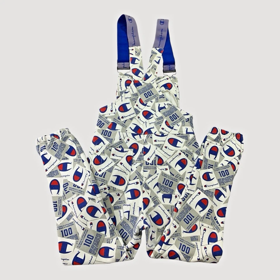 Mono con tirantes Champion para hombre pequeño estampado integral forrado súper polar 3,0 Foto 2 de 4