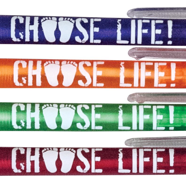 Choose Life Pro-Life Pen (Pack of 100)