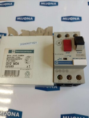 Telemecanique GV2 M04 IEC 947-2 0,4-0,63A 690V 50/60HZ (NEW OLD STOCK)