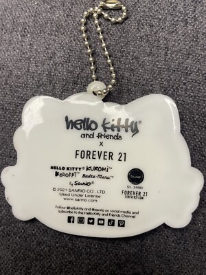 Hello Kitty Forever 21 Large rubber head keychain Sanrio 3” | eBay