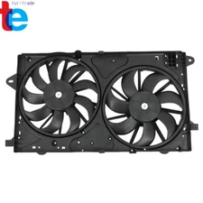 Dual Radiator Cooling Fan w/ Shroud Assembly For chevrolet impala cadillac xts