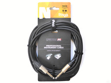 Stagg NGC6R Professional Instrument/Guitar Cable Lead Mono To Mono 20ft/6m