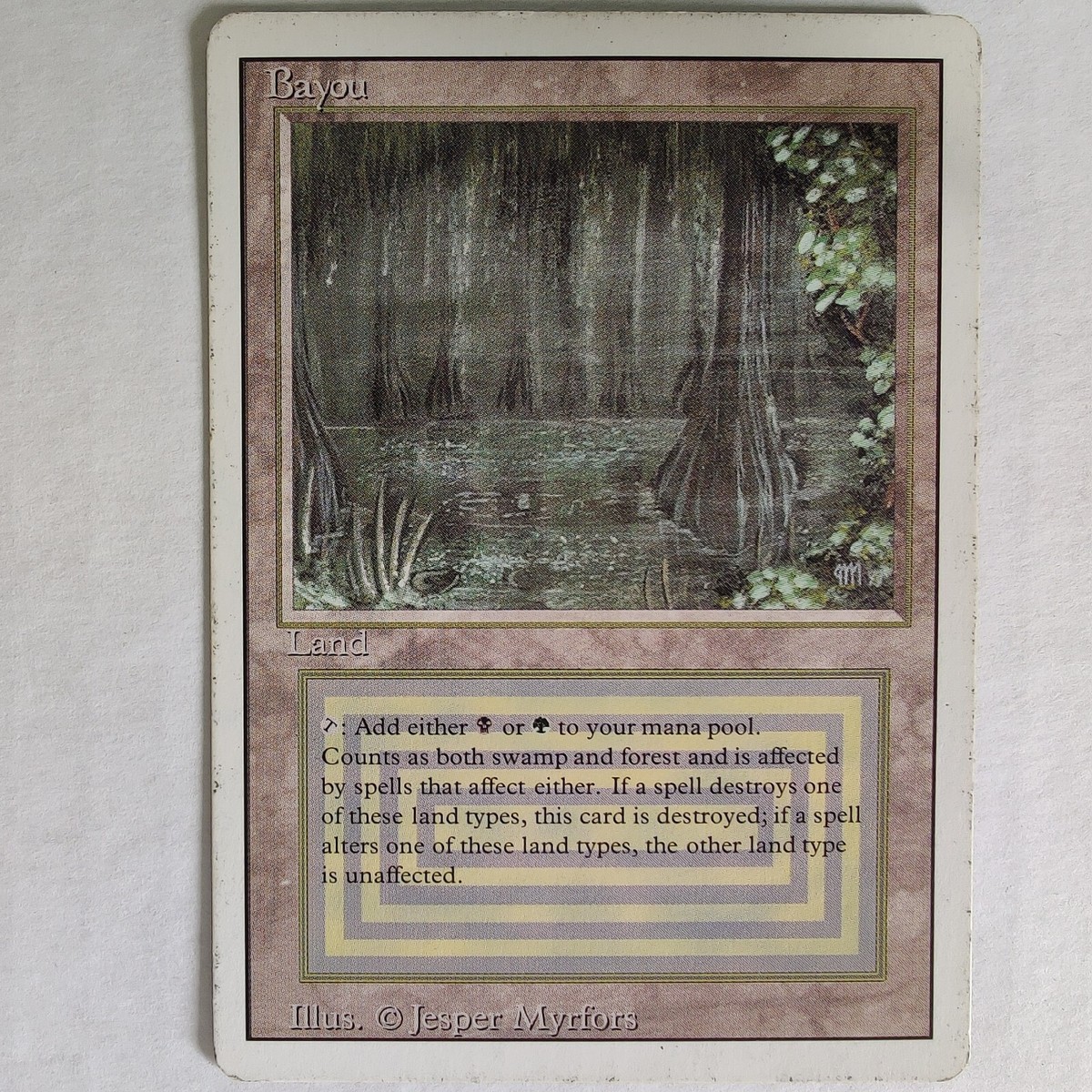 Bayou - MP - Revised Edition 3ED - MTG | eBay