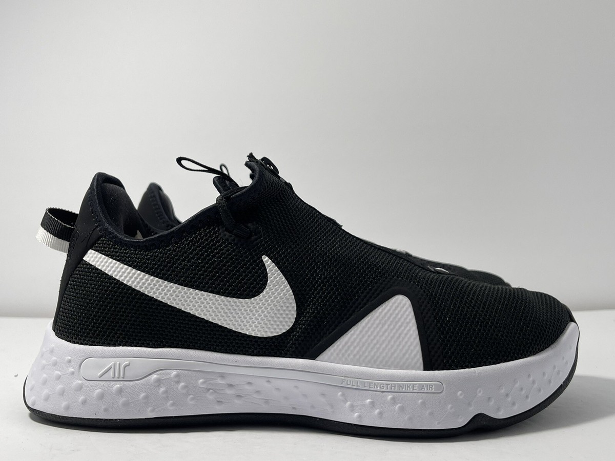 Nike PG 4 TB Promo Black White Basketball Shoes CW4134-001 Men's