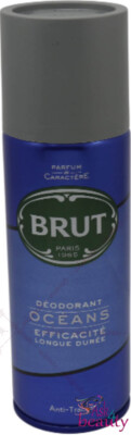 Brut Oceans Deodorant Spray For Men  6.76oz/200ml  New