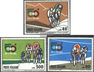 Prophila Collection Briefmarken Italien 1967 – 50. Giro D’Italia (1231-1233) Postfrisch MNH