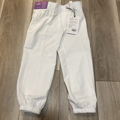 Rip-it Softball Pants Classic 4-way White Stretch Girls L NWT
