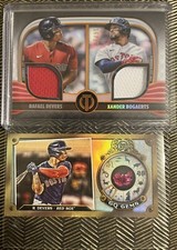 2022 Topps Tribute Devers/Xander Bogaerts Dual Relic Red Sox DR2-D8 16/25