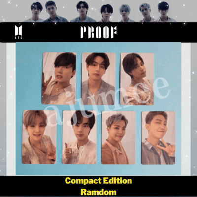 BTS Proof Photo card Anthology Album Compact Edition Official