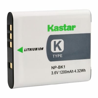 Kastar Battery for Sony NP-BK1 BCCSK Sony Bloggie MHS-CM5 MHS-PM5 Webbie MHS-PM1