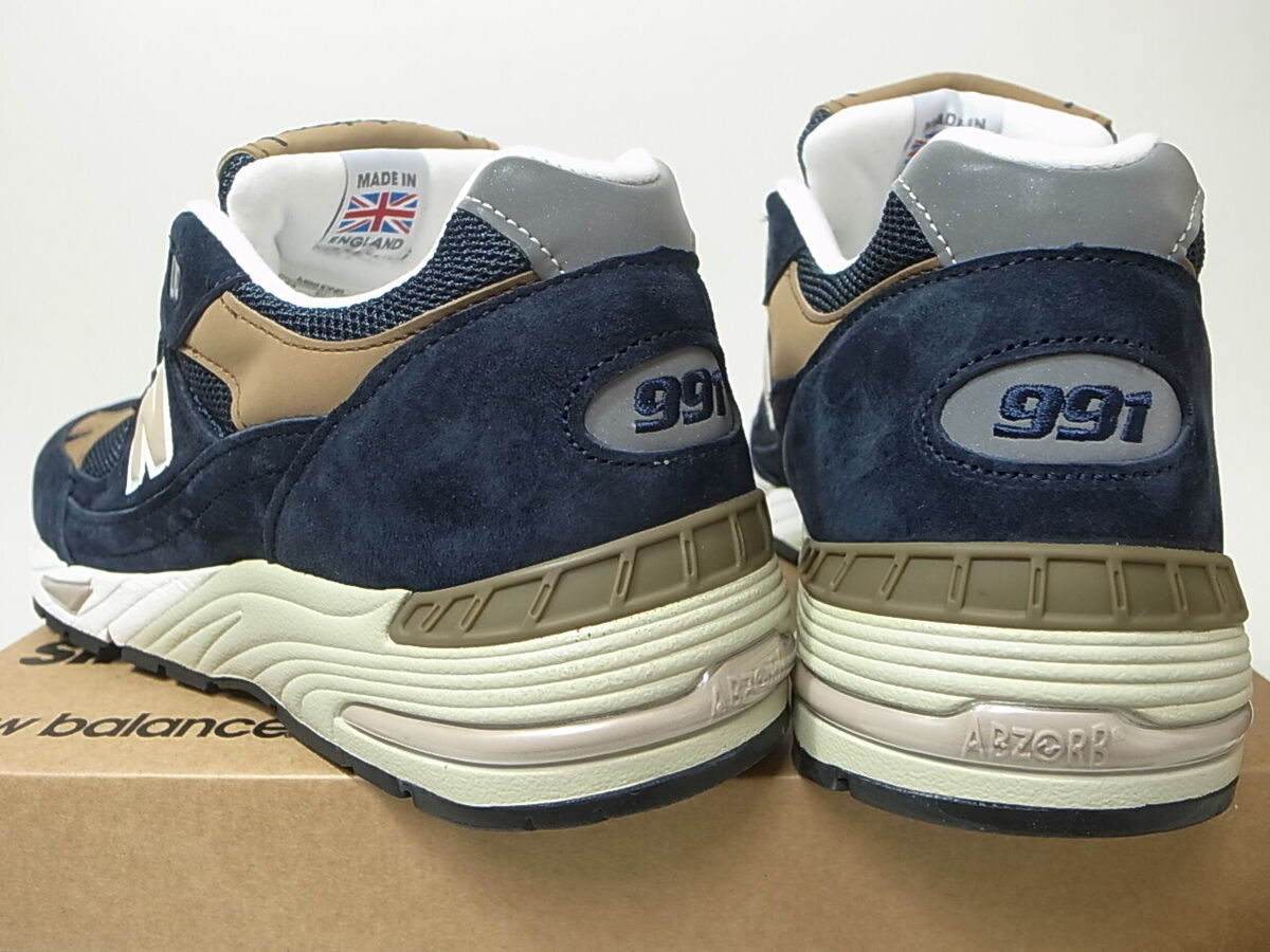 NEW BALANCE M991DNB 991 NAVY BROWN MADE IN ENGLAND US8.5 | eBay