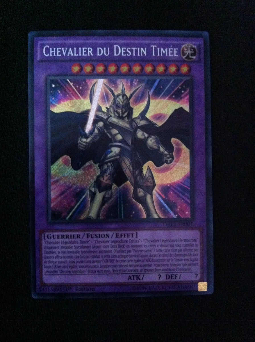 Yugioh The Dark Side Of Dimensions Vf Yu-Gi-Oh! Chevalier du Destin Timée/Timaeus : DRL2-FR001 -VF/SECRET RARE | eBay