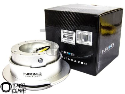 NRG STEERING WHEEL QUICK RELEASE 2.5 SILVER BODY RING SRK-250SL EG EK