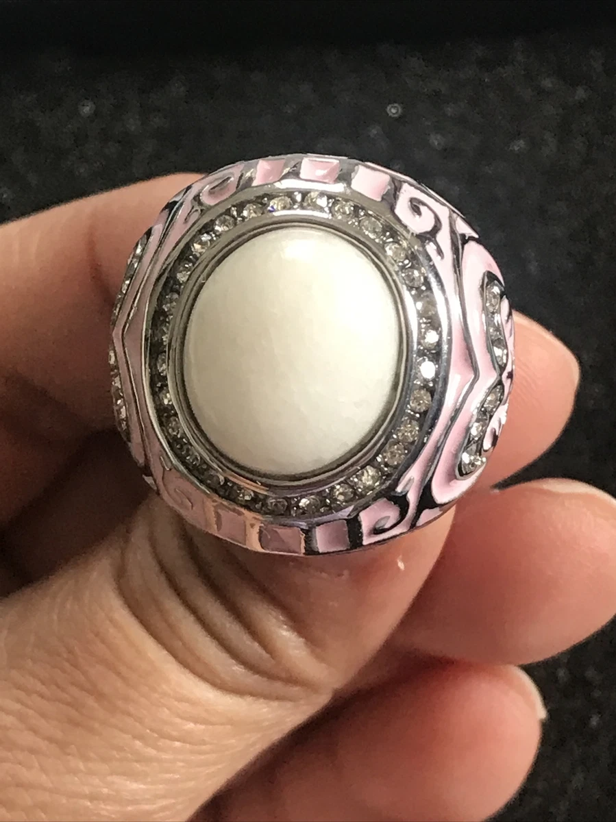 Beautiful 316 LS steel ring size 8