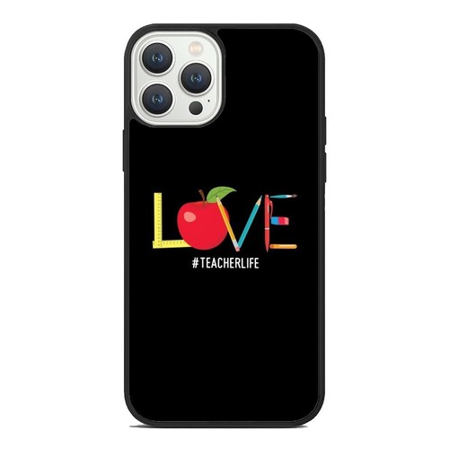 Anti fingerprint For iPhone SE XS XR Max 5 6 7 8 Plus Retro Graphic Teacher Life - Picture 5 of 25
