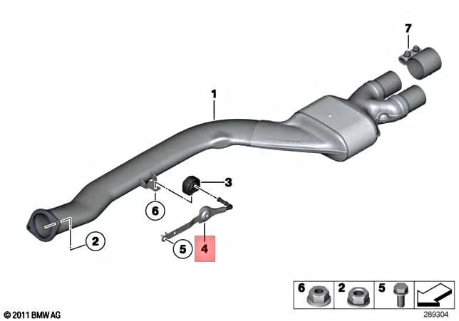 Genuine BMW F01 F02 F06 F07 F10 F11 F12 F13 520dX Gearbox Support 
