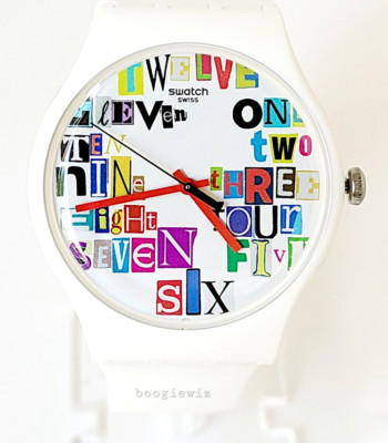 SWATCH SWISS MADE, MODEL MULTI COLLAGE,   SUOW132 NIB