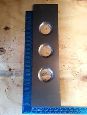 Dimple plate gusset A-pillar CNC laser cut 24" long 2.50" holes MADE IN USA!!!!!