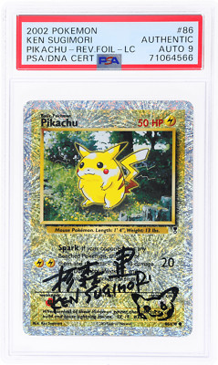 2002 Pokemon Legendary Collection Ken Sugimori PSA Auth | eBay