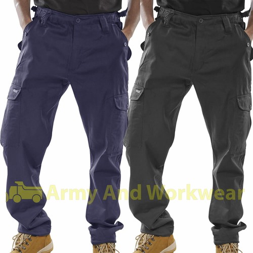 Mens Combat Trousers 6 Pocket Cargo 