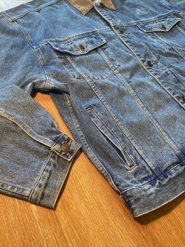 NWT Vintage 90s Gear for Sports Denim Jean Jacket Size XL Ranch Cowboy Trucker - Picture 5 of 8