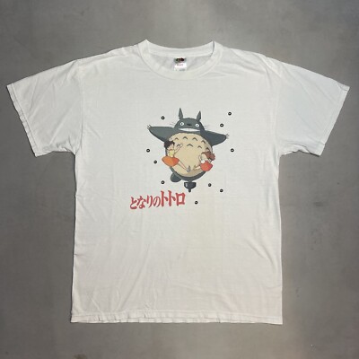 Vintage My Neighbor Totoro Anime Studio Ghibli Cartoon Tee Shirt